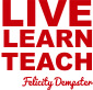 Tote Teacher Live Learn Red Flock